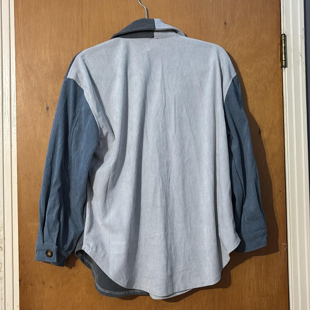 Simply Southern Color Block Button Shirt - Picture 5 of 5